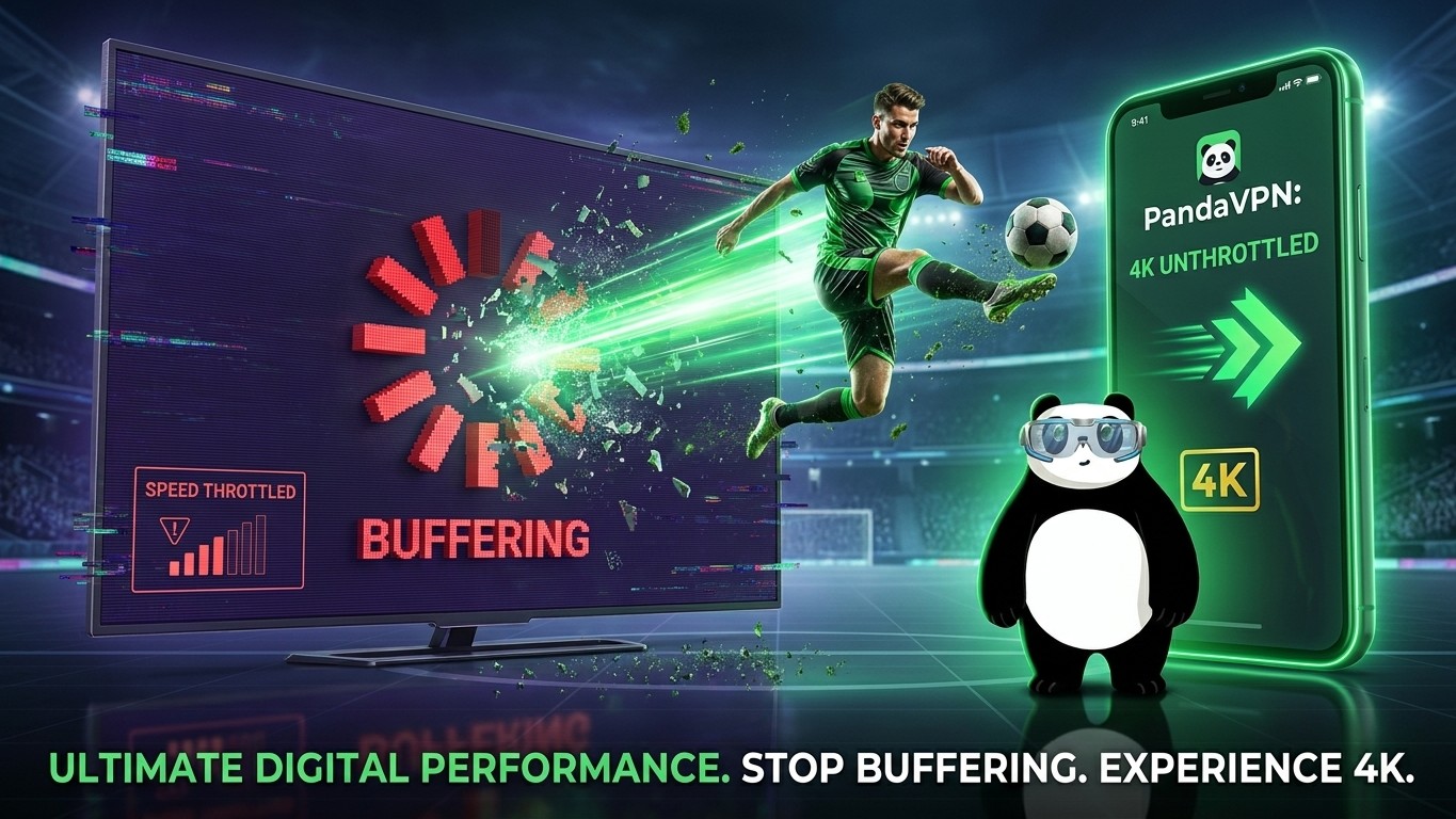Stop the Stutter: Defeat ISP Throttling and Stream Football in Flawless 4K with PandaVPN