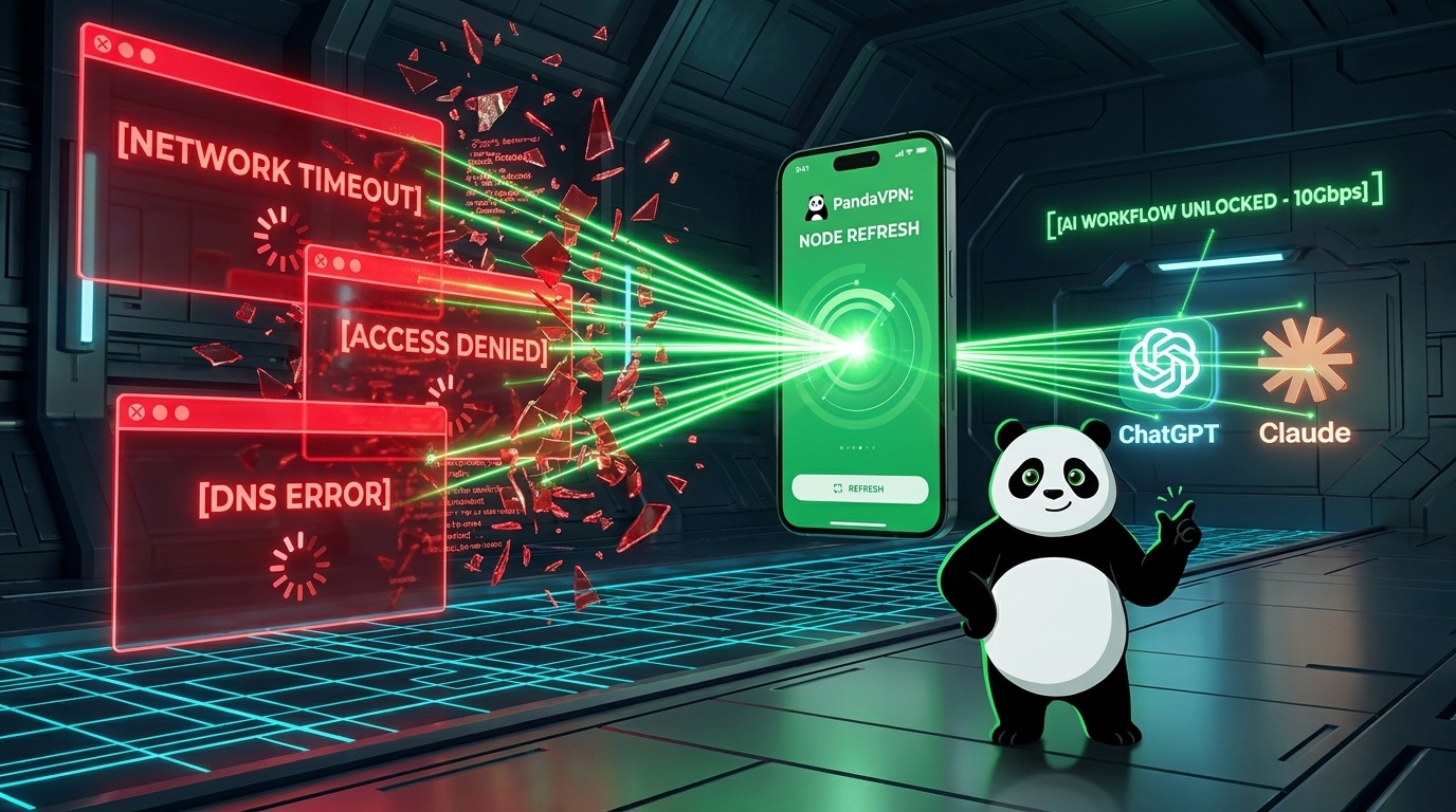 How to Fix AI Tool Access Issues: A Complete Network Troubleshooting Guide with PandaVPN